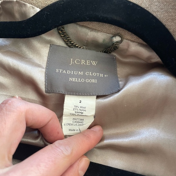 JCrew // Stadium Cloth Cocoon Coat - Picture 5 of 7